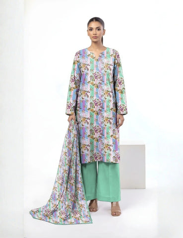 Khaadi Printed Lawn 3PC ss189b