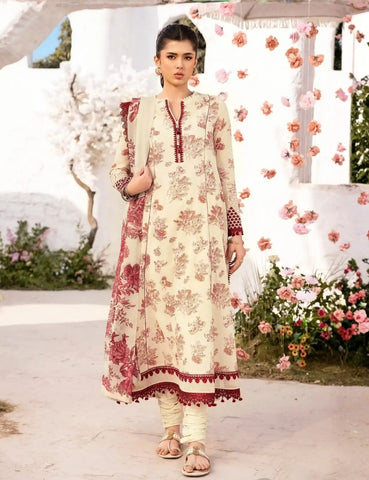 Maria b Printed Lawn Voil Dupatta