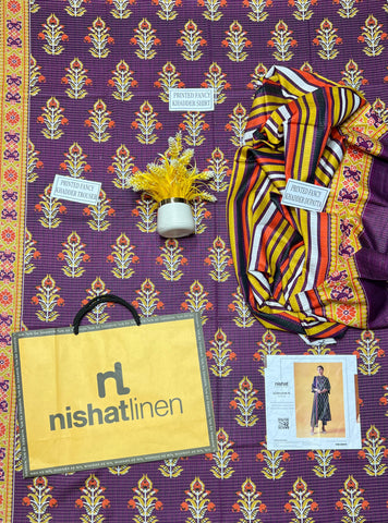Unstitched Nishat Printed Khaddar 3-Pc 42304028