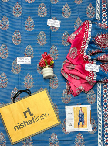 Unstitched Nishat Printed Khaddar 3-Pc 42304020