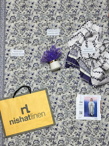 Unstitched Nishat Printed Khaddar 3-Pc 42303210
