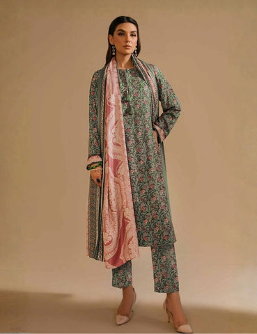 Unstitched Nishat Printed Khaddar 3-Pc 42303167