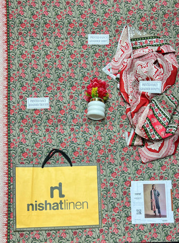 Unstitched Nishat Printed Khaddar 3-Pc 42303167