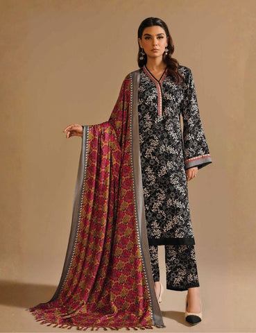 Unstitched Nishat Printed Khaddar 3-Pc 42303165