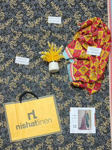 Unstitched Nishat Printed Khaddar 3-Pc 42303165