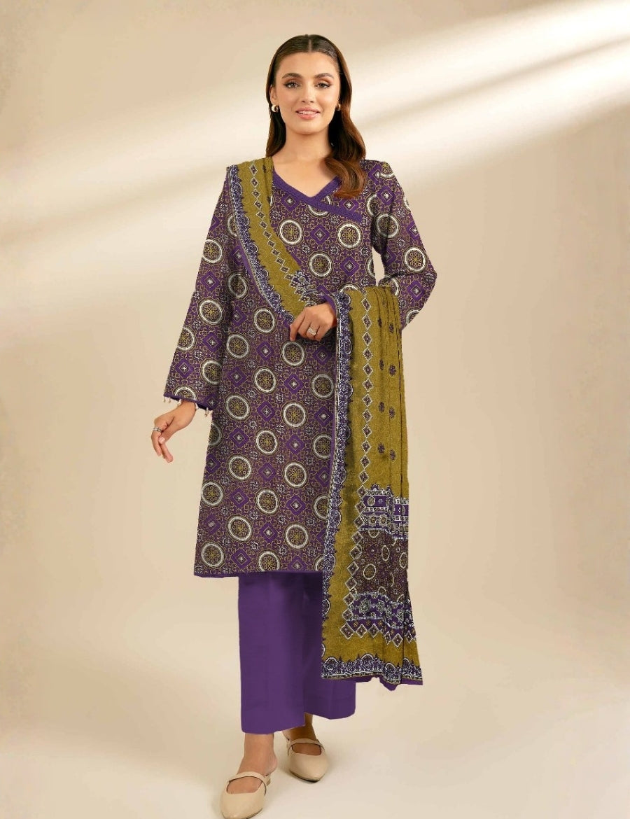Nishat Printed Lawn Voil Dupatta