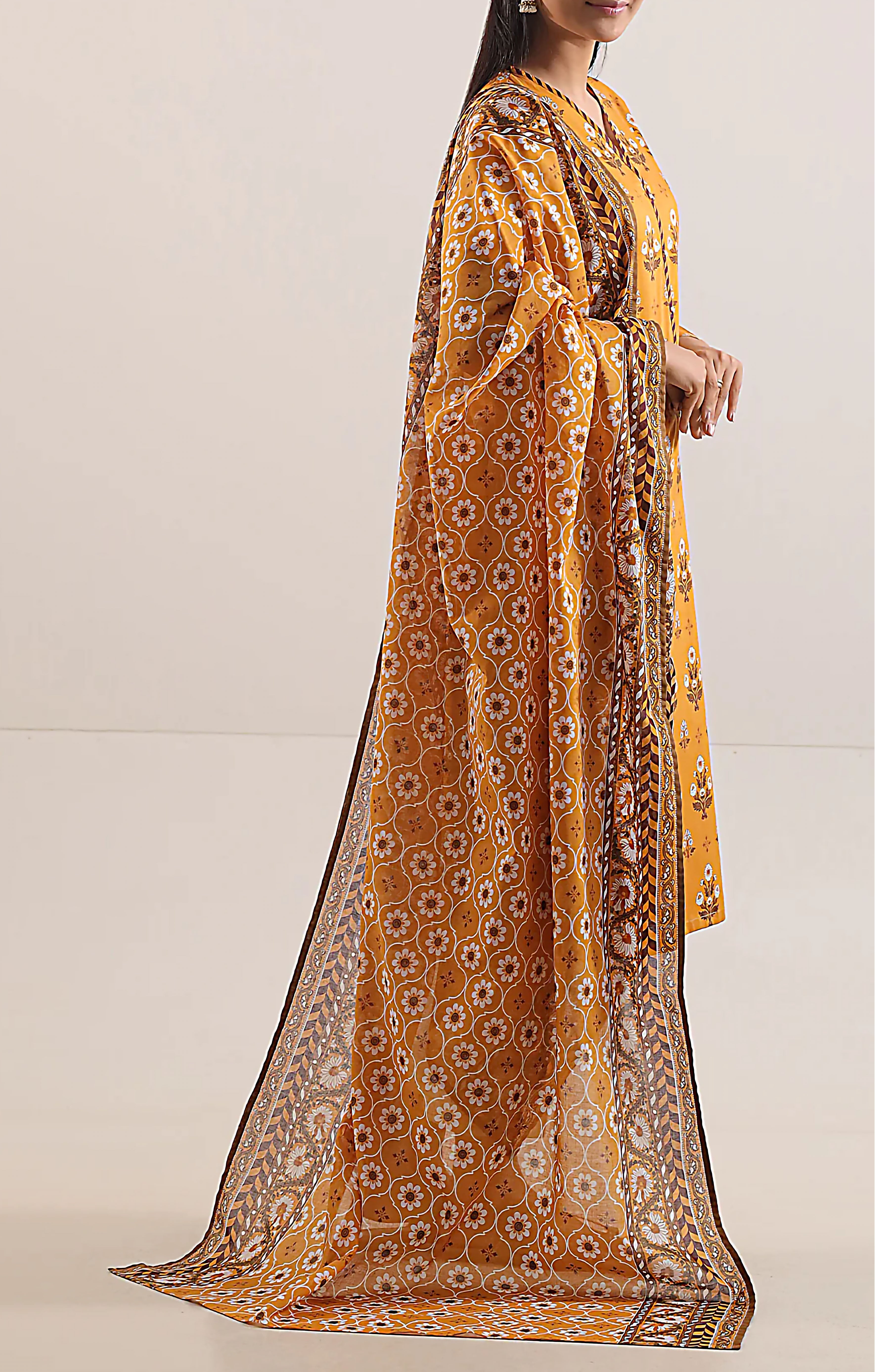 Saya Unstitched Printed Khaddar 