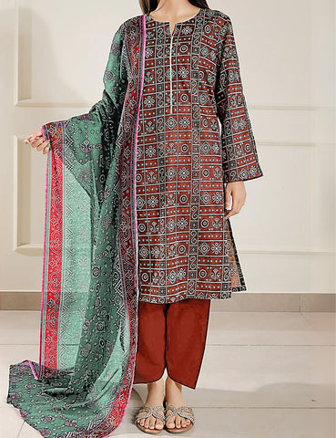 Saya Unstitched Printed Khaddar 