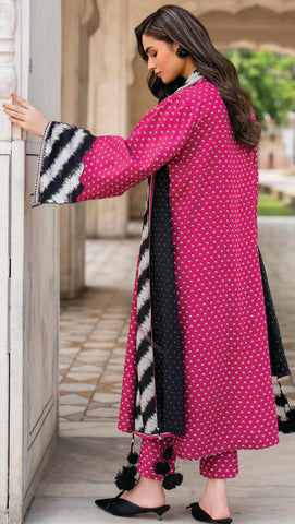 Unstitched Saya Printed Linen 3-Pc 01