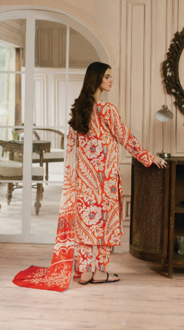 Baroque Printed Lawn 3PC ES-US-D6070-101