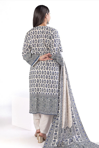 Unstitched Khaadi Printed Khaddar 3-Pc 09
