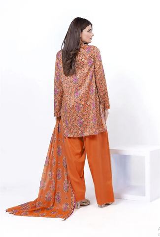 Unstitched Khaadi Printed Khaddar 3-Pc 04
