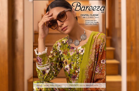 set of bareeze linen 3pc