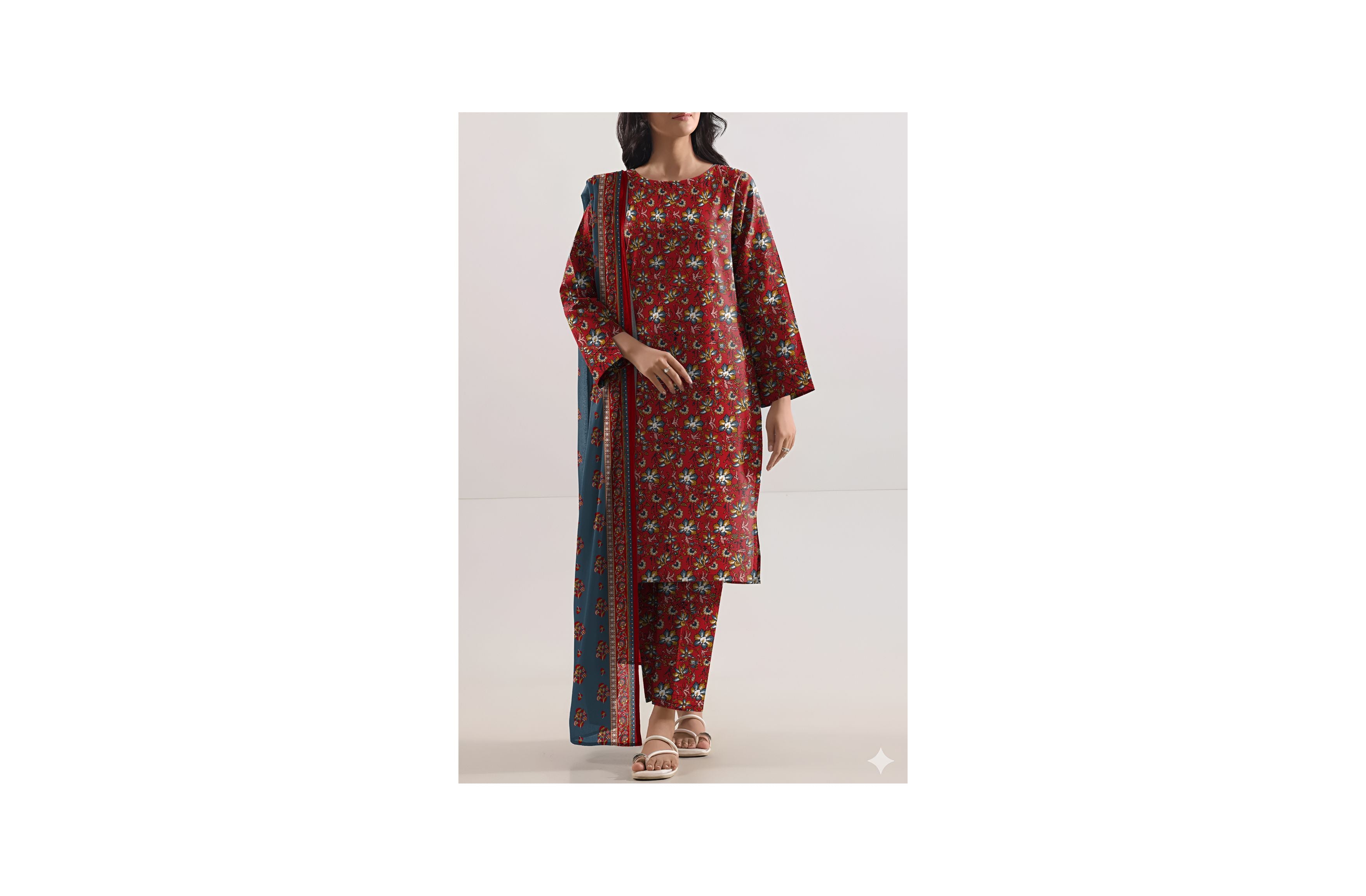 Set of kayseria khaddar Printed 3PC 