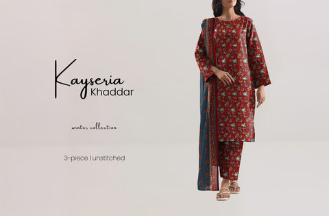 Set of kayseria khaddar Printed 3PC 