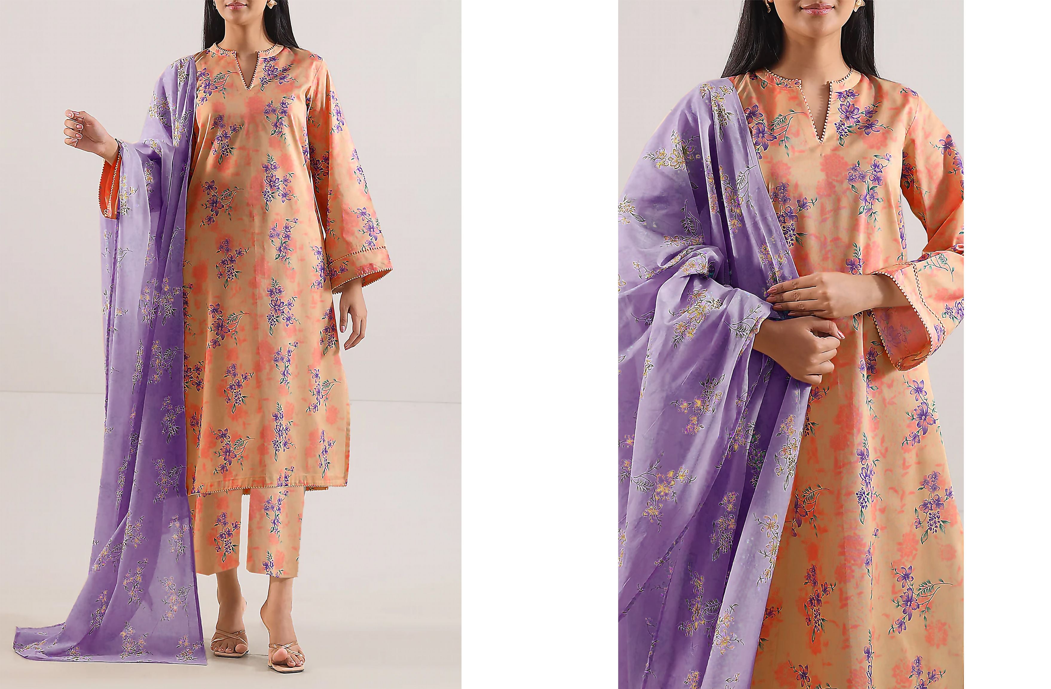 Set of kayseria khaddar Printed 3PC 