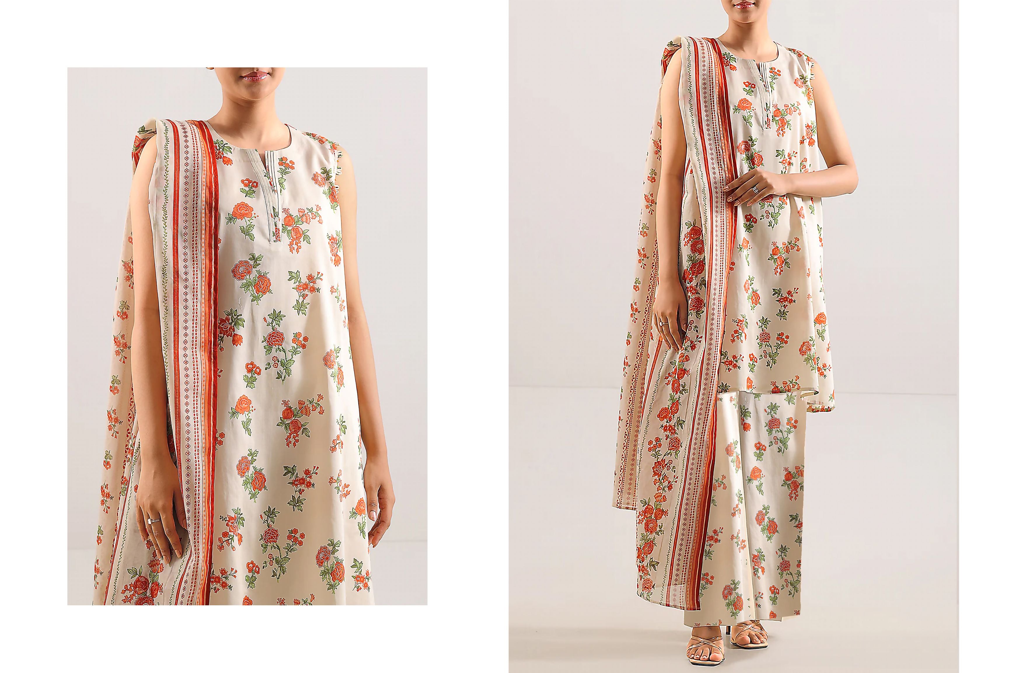 Set of kayseria khaddar Printed 3PC 