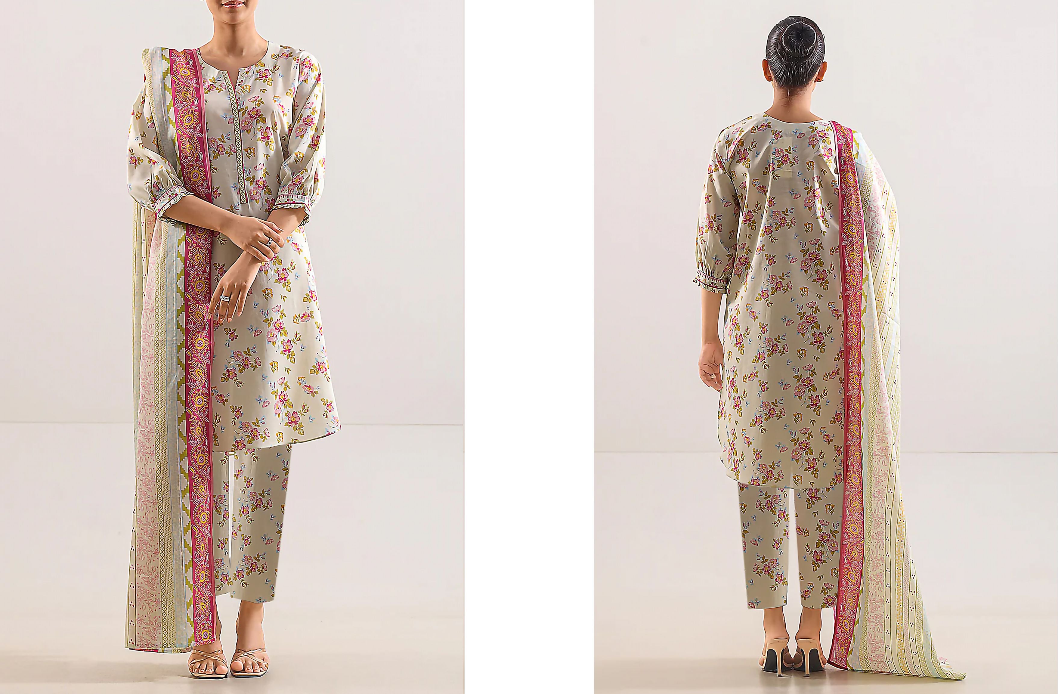 Set of kayseria khaddar Printed 3PC 