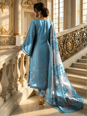 Bareeza Printed Lawn 3PC 7322