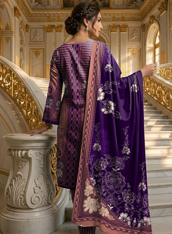 Bareeza Printed Lawn 3PC 7324