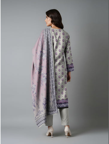 Bareeza Printed Lawn 3PC 7389