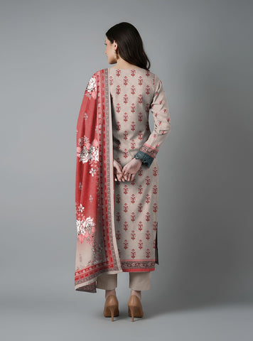 Bareeza Printed Lawn 3PC 7388