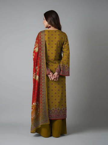 Bareeza Printed Lawn 3PC 7386