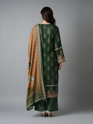 Bareeza Printed Lawn 3PC 7385