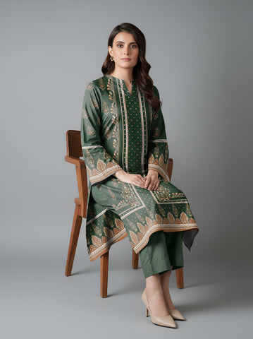 Bareeza Printed Lawn 3PC 7385