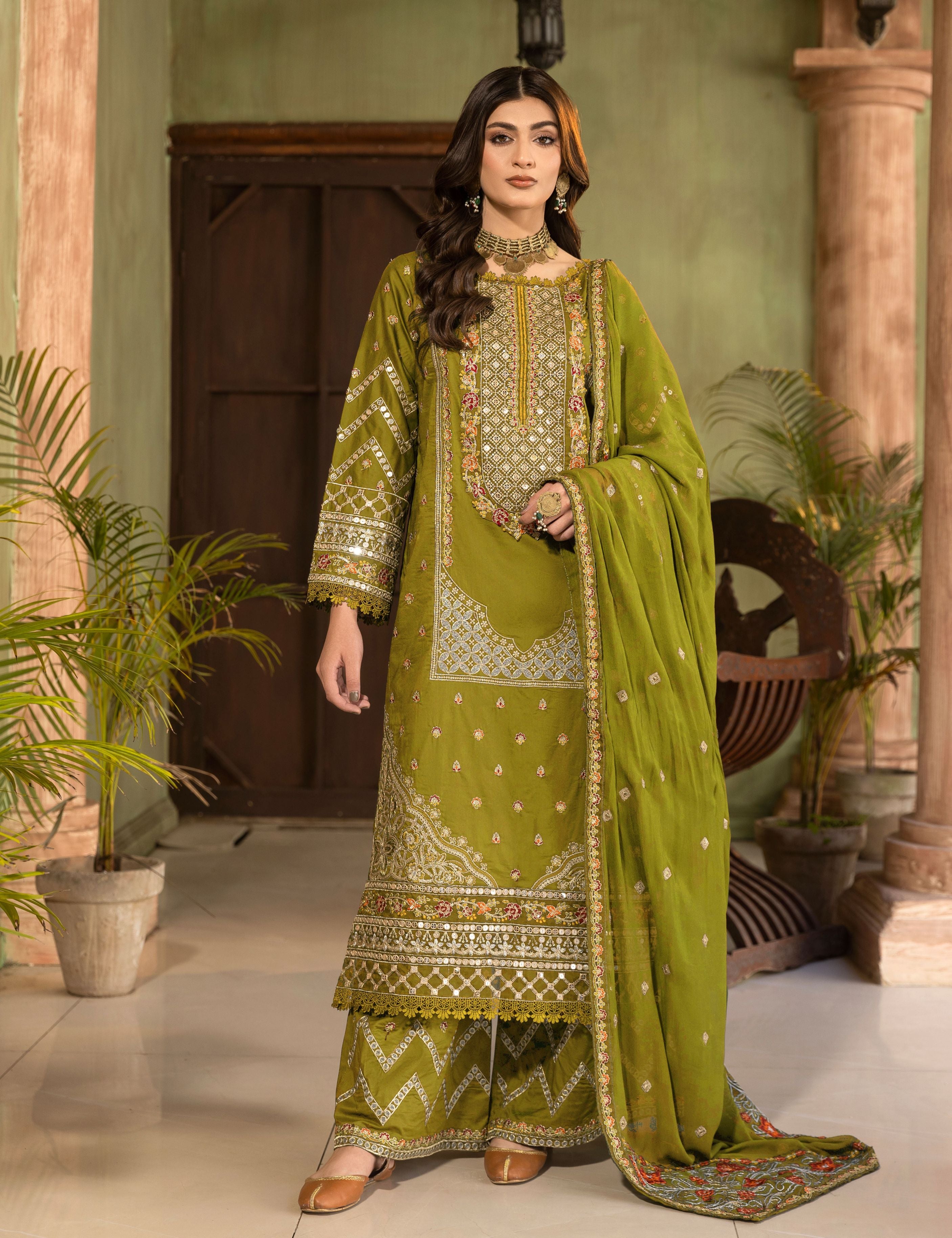Zarmeen Emaan Premium Viscose Suit ZE-716