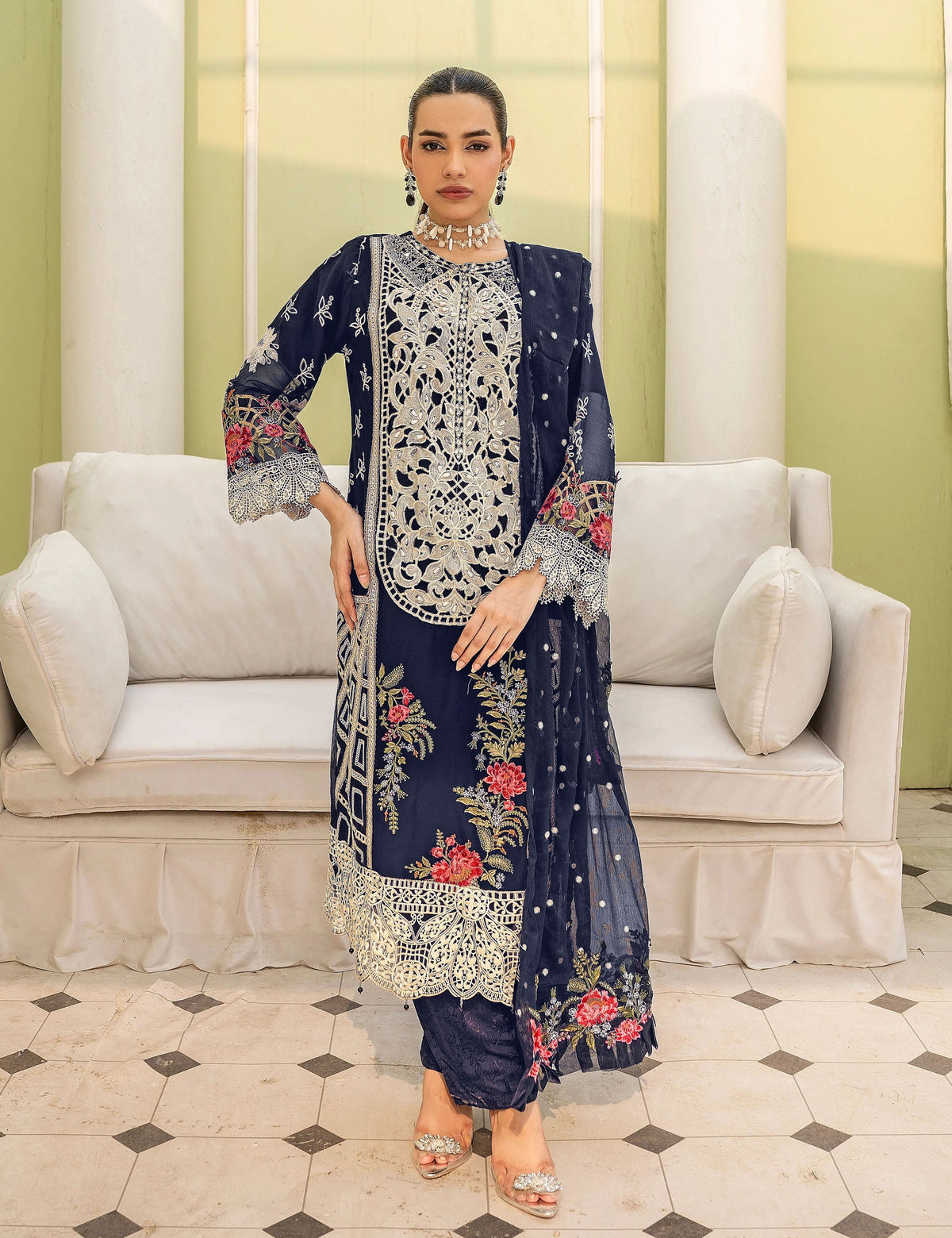 Zarmeen Emaan Premium Viscose Suit ZE-751