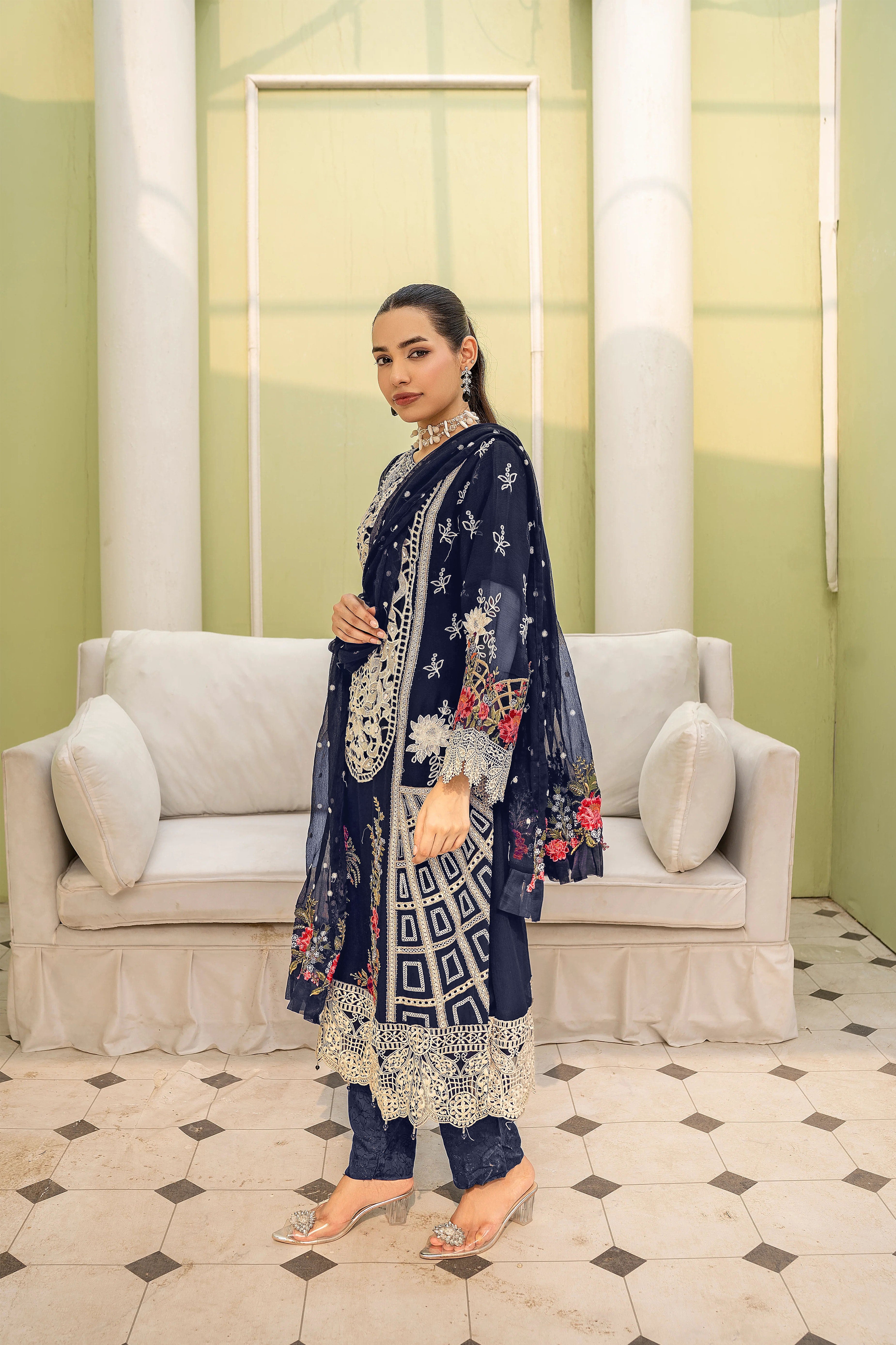 Zarmeen Emaan Premium Viscose Suit ZE-751