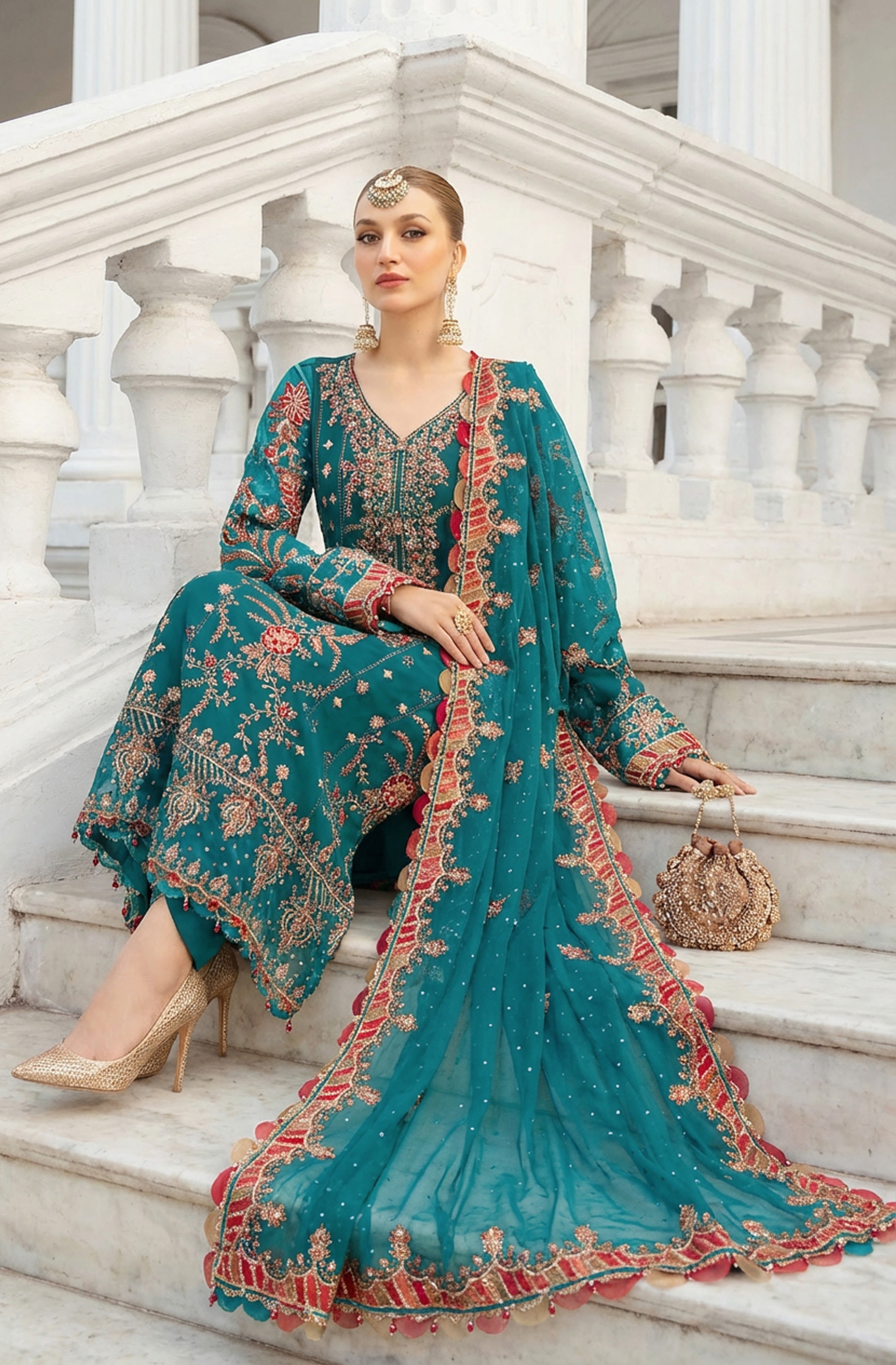 Zarmeen Emaan Premium Viscose Suit ZE-763