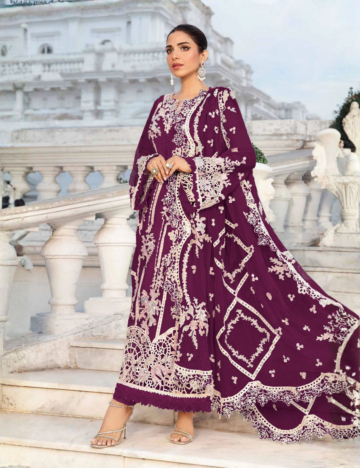 Zarmeen Emaan Premium Viscose Suit ZE-1776