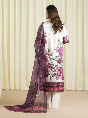 Agha Noor Printed Lawn Suit 3pc AN-7889