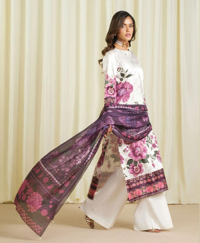 Agha Noor Printed Lawn Suit 3pc AN-7889