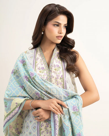 Agha Noor Printed Lawn Suit 3pc AN-7884