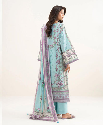 Agha Noor Printed Lawn Suit 3pc AN-7886