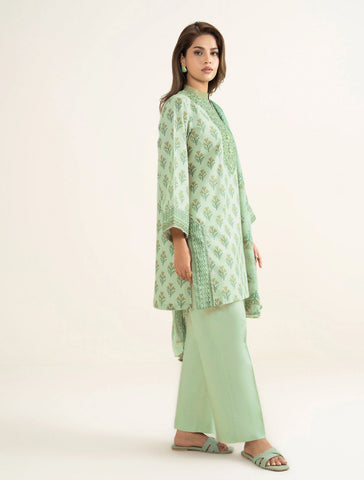 Agha Noor Printed Lawn Suit 3pc AN-7883