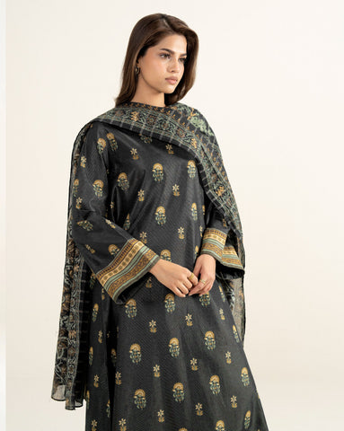 Agha Noor Printed Lawn Suit 3pc AN-7891