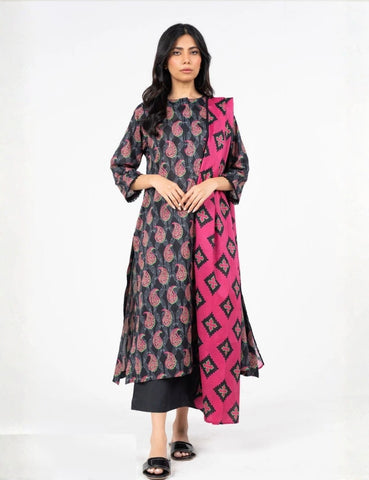 Alkaram Printed Lawn Suit 3pc 006