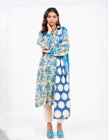Alkaram Printed Lawn Suit 3pc 004