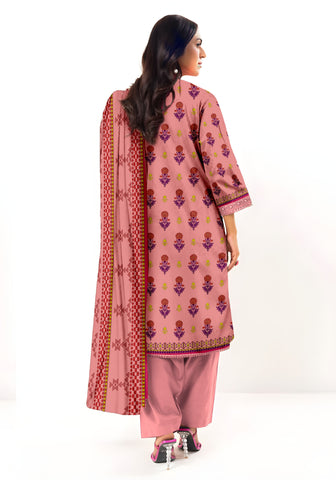 Alkaram Unstitched Printed Vintex Peach 3pc