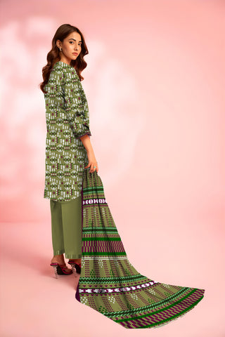 Alkaram Unstitched Printed Vintex Peach 3pc