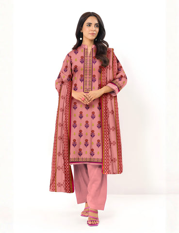 Alkaram Unstitched Printed Vintex Peach 3pc
