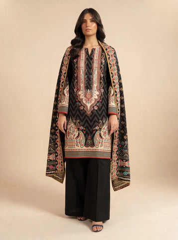 Unstitched Alkaram Studio Printed Khaddar 3-Pc AS7