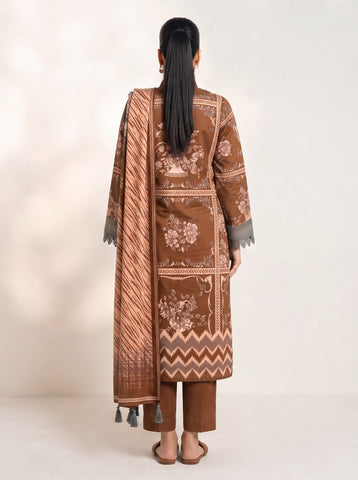 Unstitched Alkaram Studio Printed Khaddar 3-Pc AS8