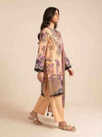 Unstitched Alkaram Studio Printed Khaddar 3-Pc AS6