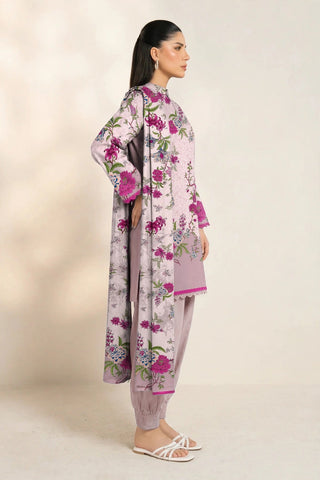 Unstitched Alkaram Studio Printed Khaddar 3-Pc AS10