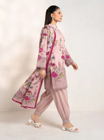 Unstitched Alkaram Studio Printed Khaddar 3-Pc AS3